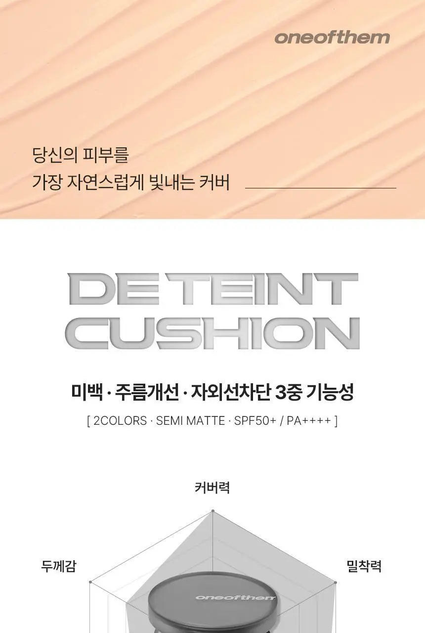 [하루종일 착붙] 원오브뎀 드 뗑 쿠션 12g(1호, 2호) 상세페이지 14